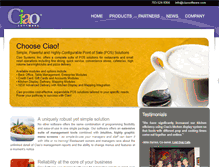 Tablet Screenshot of ciaosoftware.com